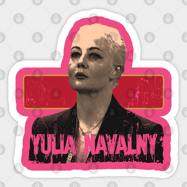 the yulia navalny Sticker by Kokogemedia Apparelshop